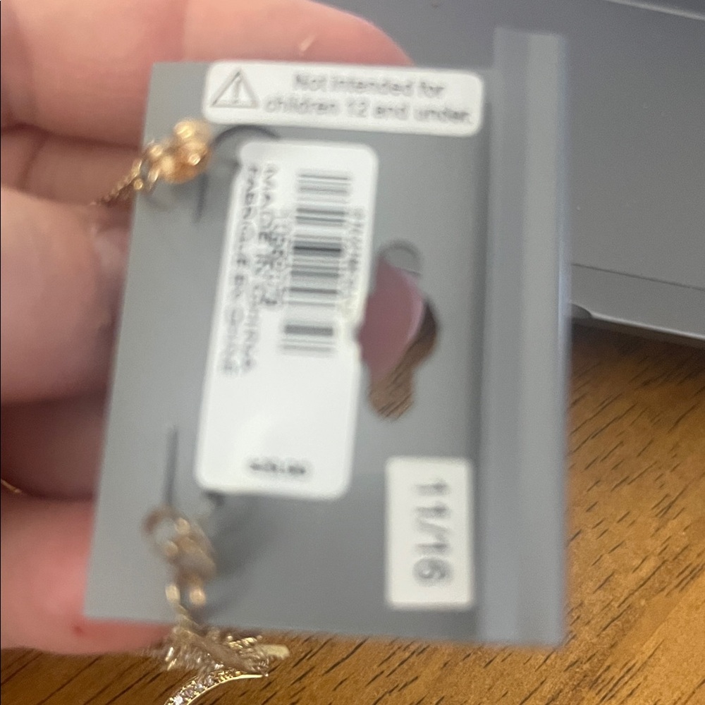 Express Gold Crescent and Star Drop Earrings, NWT - Picture 3 of 3